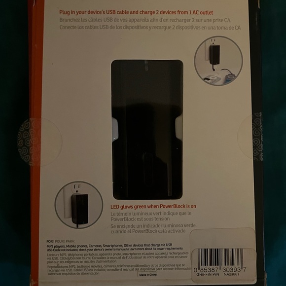 PowerBlock Smart Fuse Griffin Dual Universal USB Wall Charger - Picture 6 of 7